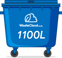 1100 litre wheelie bin hire and collection in Edinburgh, Glasgow, Ayrshire, Lanarkshire, Fife and across Scotland 7 days per week, click here for a 1100L wheelie bin hire quote in Scotland