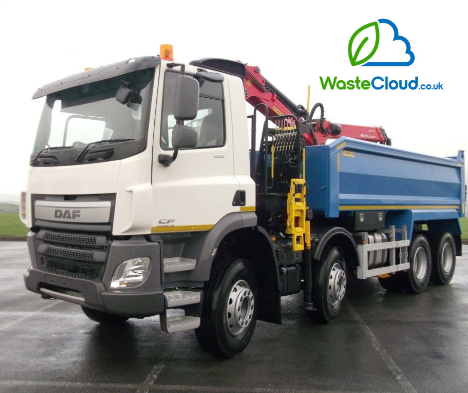 Grab Lorry Hire: Our 8-wheel grab lorries are available for hire with clamshell buckets throughtout Scotland, click here and learn more about our grab lorry hire service.